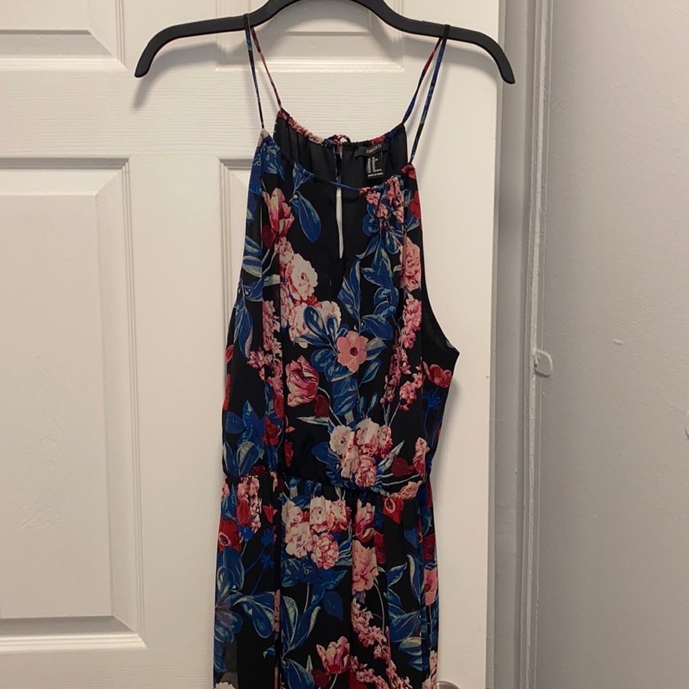 Forever 21 Tropical Summer Maxi Dress Sz XL